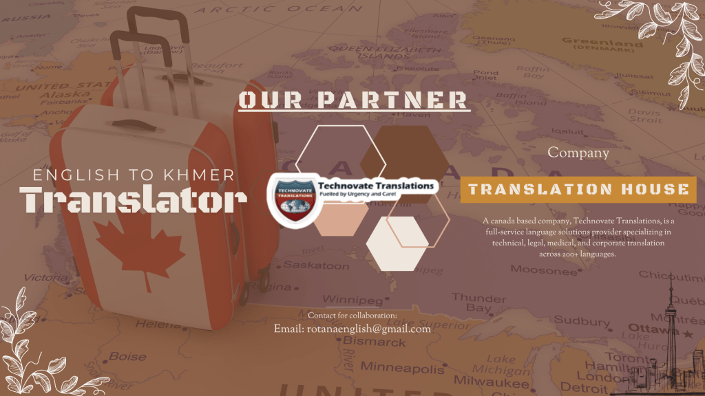 Technovate Translations – English to Khmer&nbsp;Translator