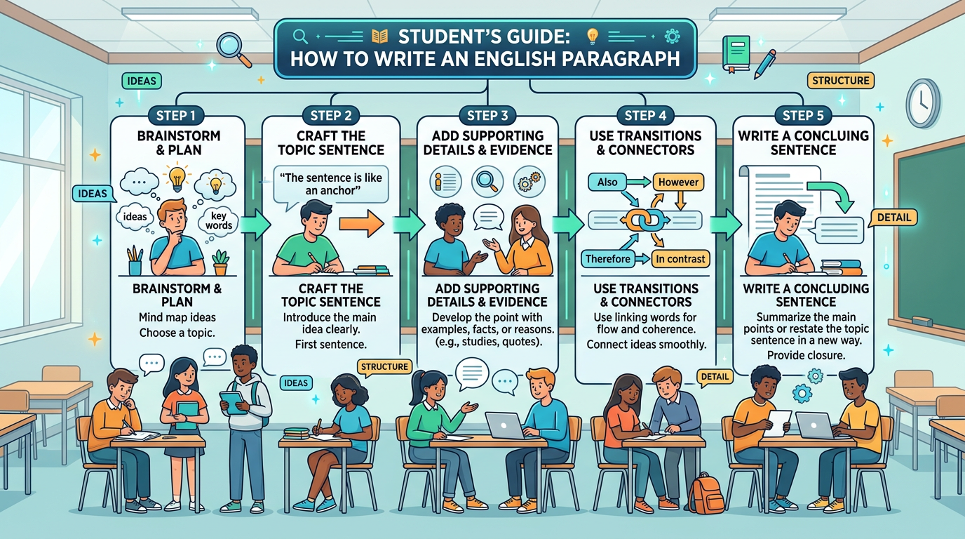 Mastering Academic Paragraphs: 3 Key Steps